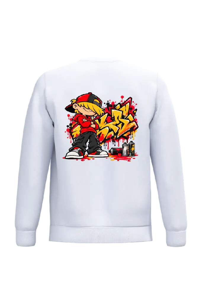 GraffitiHeroSweaterWhite.webp